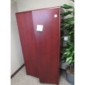 Mahogany 72 in. 2 Door Wardrobe